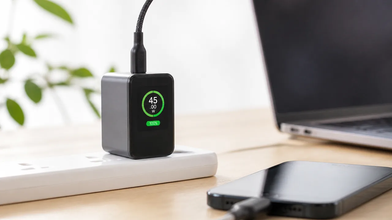 Anker Nano Charger 45W Display レビュー|使い勝手を解説