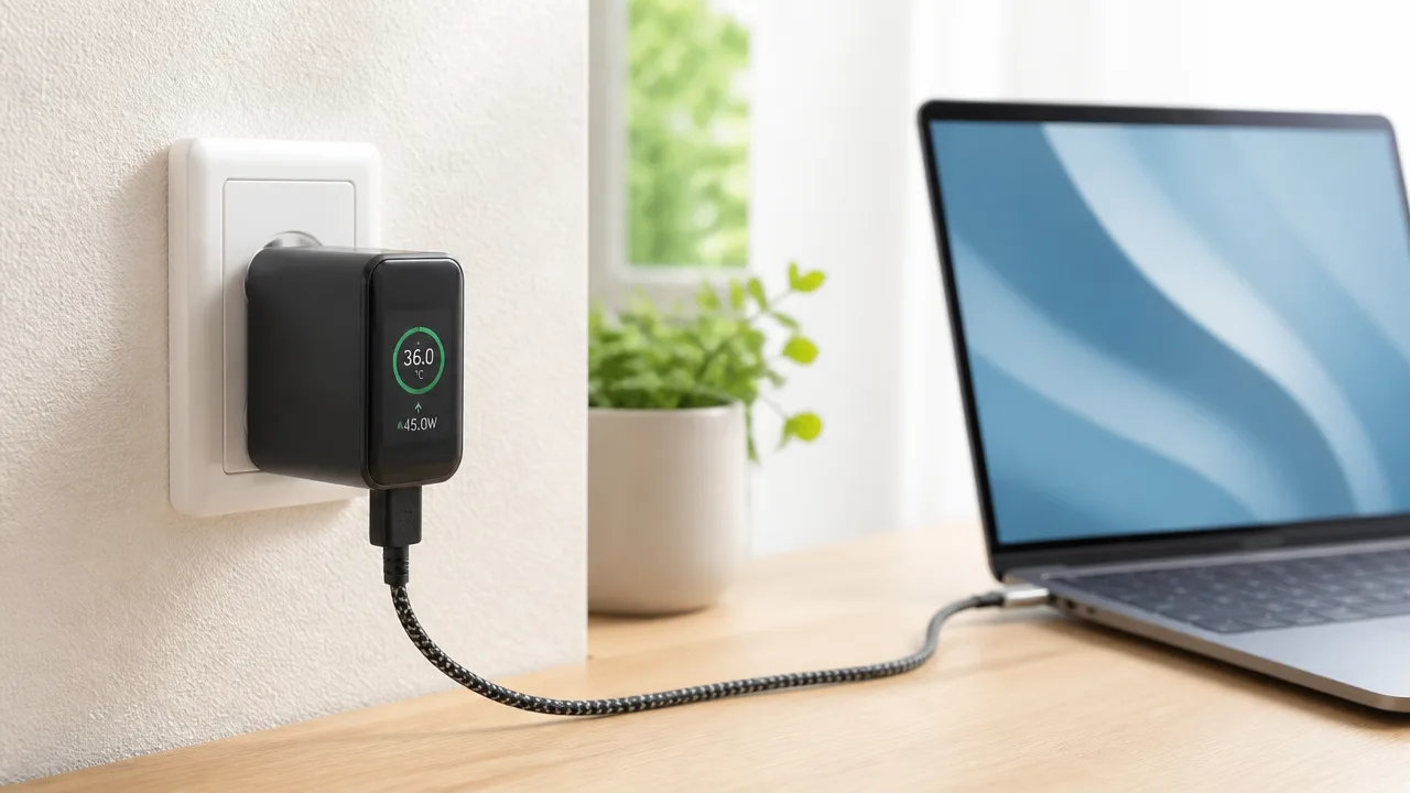 Anker Nano Charger 45W Display レビュー|使い勝手を解説